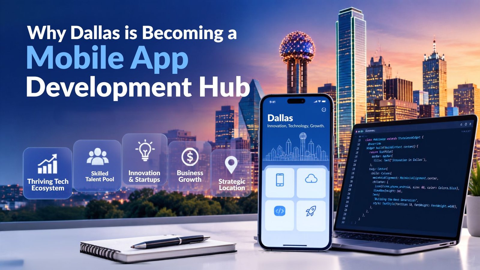 Dallas Mobile App Development: One of the USA’s Fastest-Growing Tech Hubs