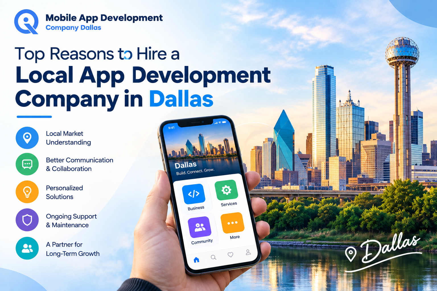 Top Reasons to Hire a Local App Development Company in Dallas